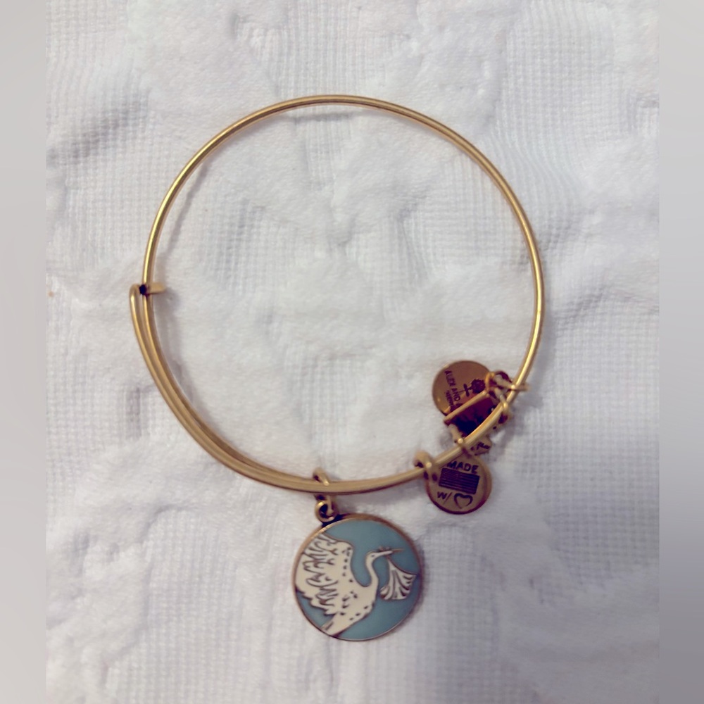Alex and Ani stork bracelet
